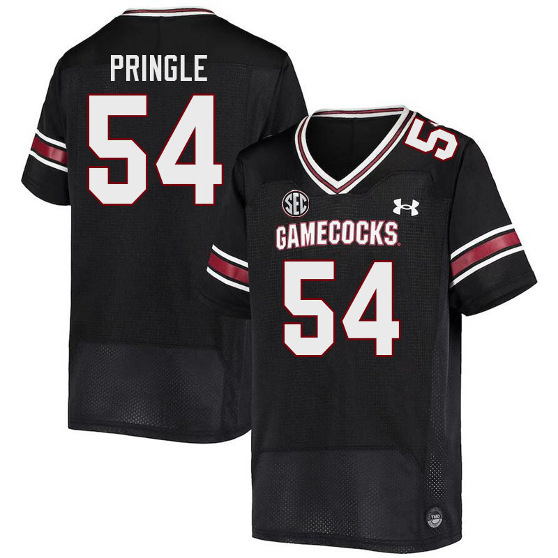 Men #54 Kam Pringle South Carolina Gamecocks College Football Jerseys Stitched-Black